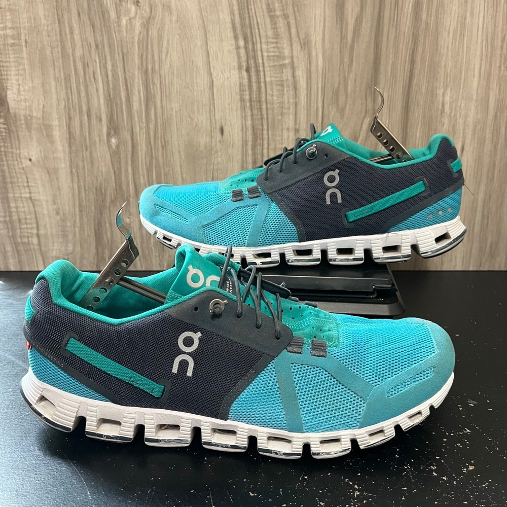On Cloud Road Running Shoes Womens Size 11 Atoll Green Athletic Sneaker Comfort